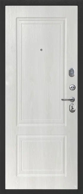 Входная металлическая дверь Бастион-Статус серебро